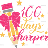 100 Days Sharper Pencil DTF Transfer