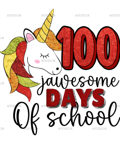 100 Jawesome Days Of School DTF Transfer