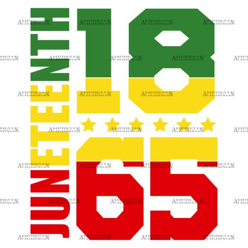 1865 Juneteenth-4 DTF Transfer