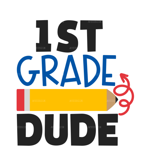 1st Grade Dude DTF Transfer