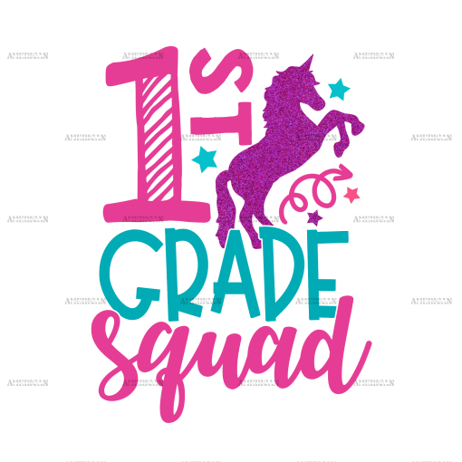 1st Grade Squad DTF Transfer
