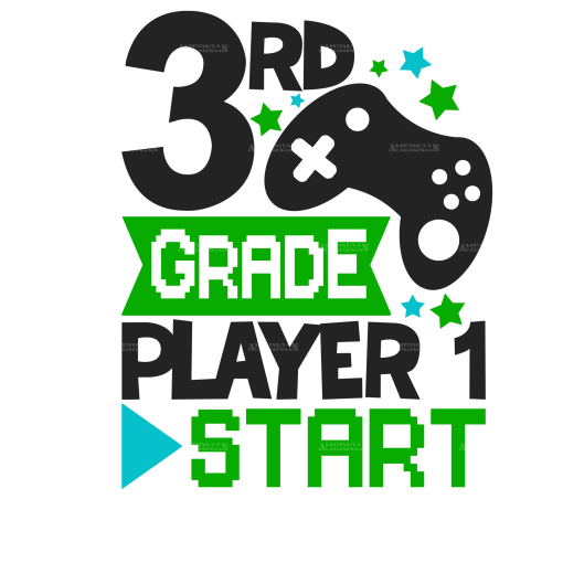 3rd Grade Player-1 Start DTF Transfer
