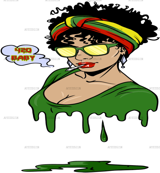 420 Baby DTF Transfer