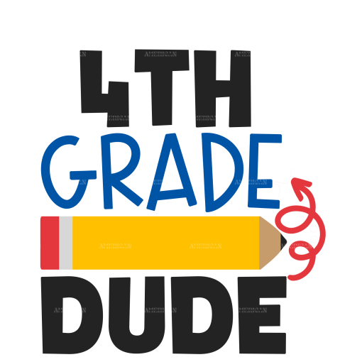 4th Grade Dude DTF Transfer