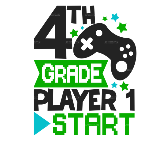 4th Grade Player-1 Start DTF Transfer