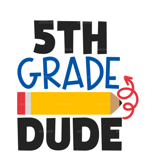 5th Grade Dude DTF Transfer
