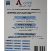 A-One Sublimation Paper 125GSM 8.5" X 11" (100)Pcs