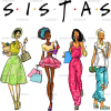 Afro Sistas DTF Transfer