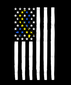 American Flag Down Syndrome-4 DTF Transfer