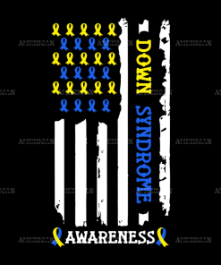American Flag Down Syndrome-5 DTF Transfer