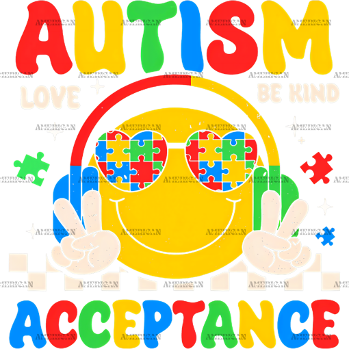 Autism Acceptance DTF Transfer
