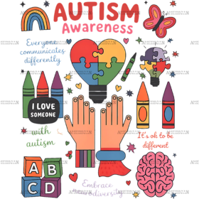 Autism Awareness-11 DTF Transfer