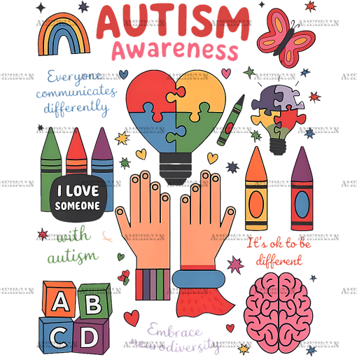 Autism Awareness-11 DTF Transfer