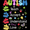 Autism Awareness-15 DTF Transfer