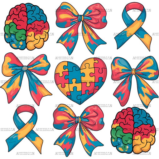 Autism Awareness-20 DTF Transfer