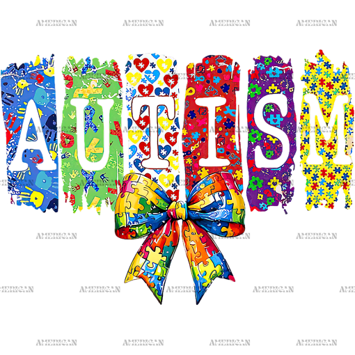 Autism Awareness-30 DTF Transfer