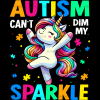 Autism Can't Dim My Sparkle DTF Transfer