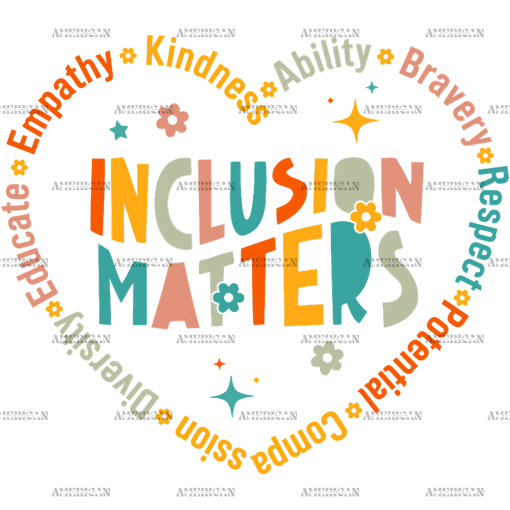 Autism Inclusion Matters DTF Transfer