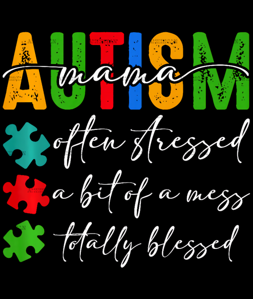 Autism Mama-10 DTF Transfer