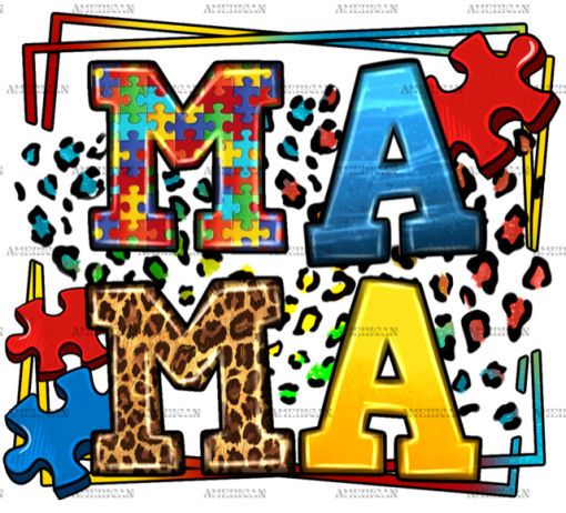 Autism Mama-7 DTF Transfer
