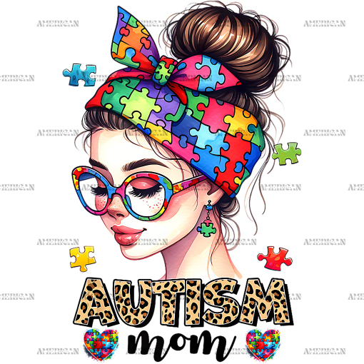 Autism Mom-6 DTF Transfer