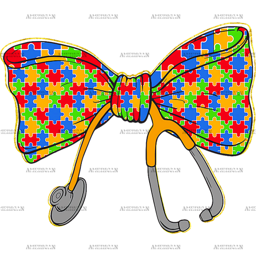 Autism Nurse DTF Transfer