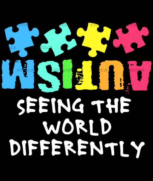Autism Seeing The World Differently-1 DTF Transfer