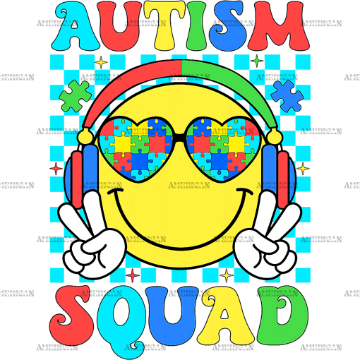 Autism Squad DTF Transfer