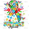 Autism Support Squard-2 DTF Transfer
