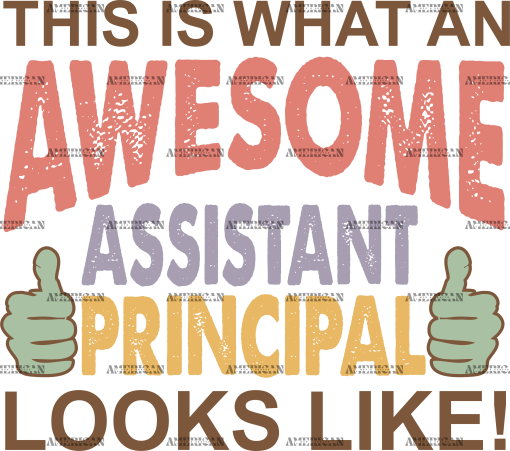 Awesome Assistant Principal DTF Transfer