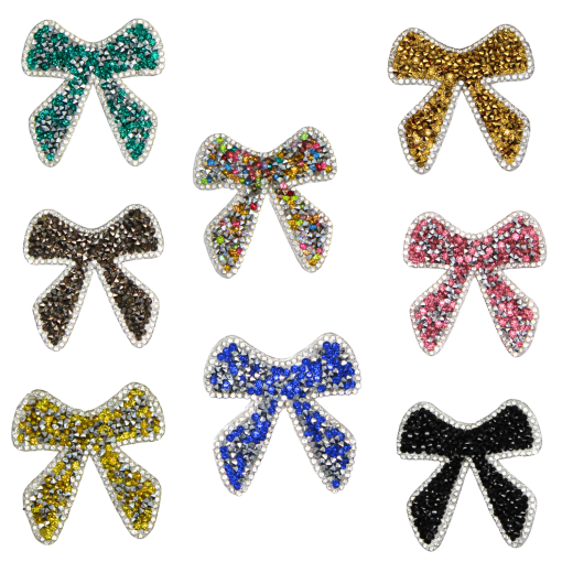 Bow Rhinestone Patch