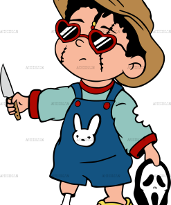 Baby Benito Chucky Bad Bunny Halloween Ghostface Dtf Transfer
