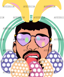 Bad Bunny Easter DTF Transfer