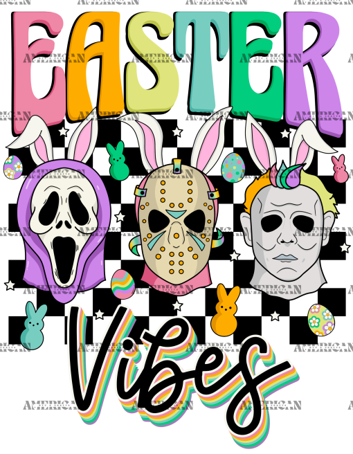 Bad Bunny Easter Vibes DTF Transfer
