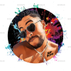 Bad Bunny Sketch DTF Transfer