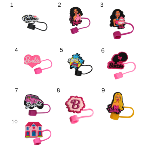 Barbie Straw Toppers