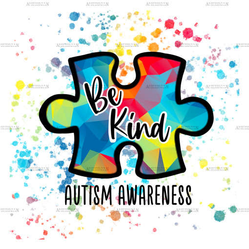 Be Kind Autism DTF Transfer
