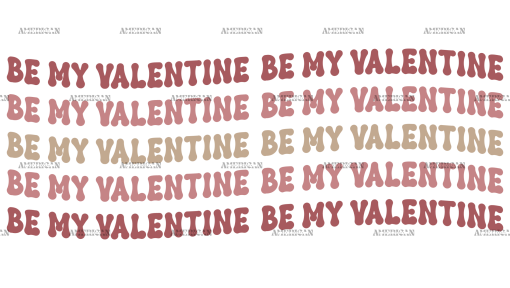 Be My Valentine-2 UV DTF Transfer