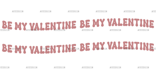 Be My Valentine-4 UV DTF Transfer