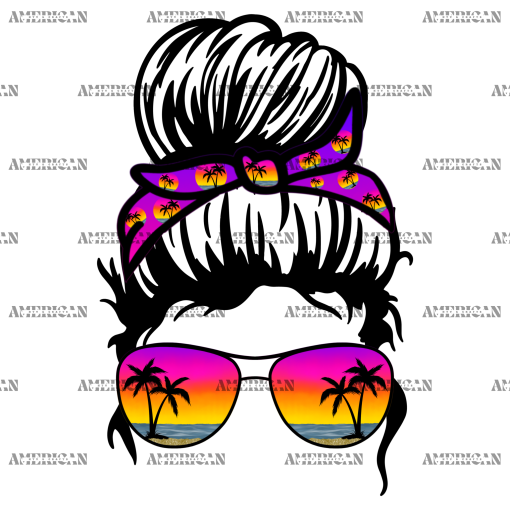 Beach Bun DTF Transfer