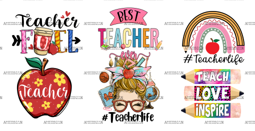 Best Teacher Fuel-2 UV DTF Transfer