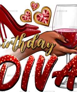 Birthday Diva DTF Transfer