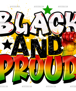 Black And Proud DTF Transfer