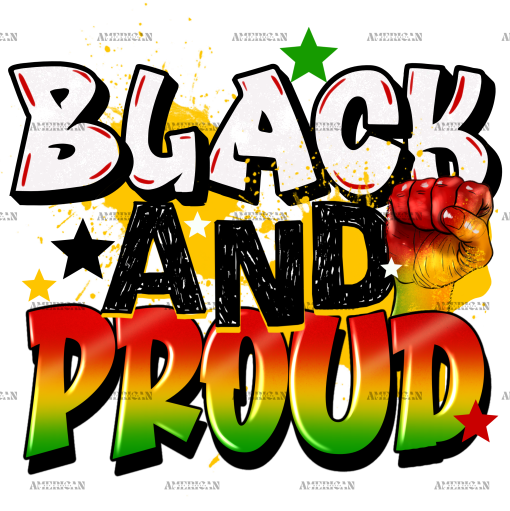 Black And Proud DTF Transfer