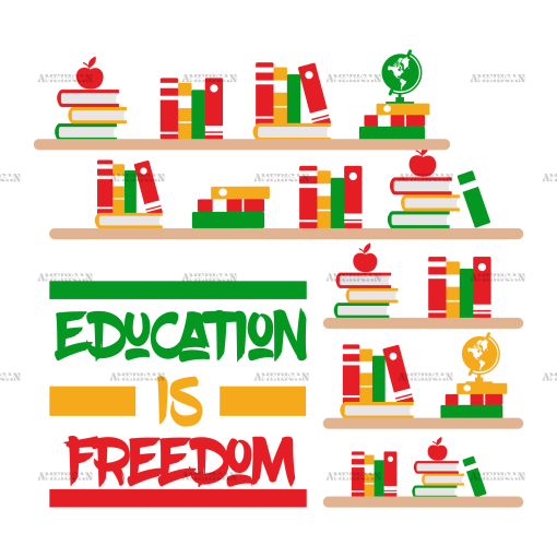 Black History Education Is Freedom DTF Transfer