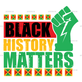 Black History Matters DTF Transfer