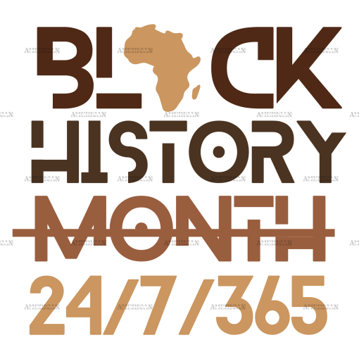 Black History Month-5 DTF Transfer