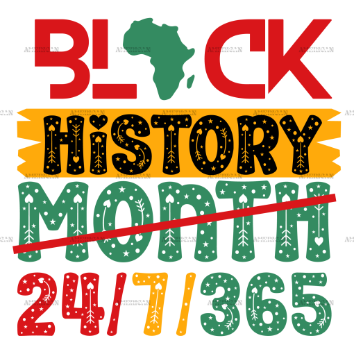Black History Month-6 DTF Transfer