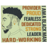 Black Man Patch (Large/Embroidery)