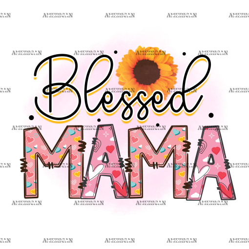 Blessed Mama-3 DTF Transfer